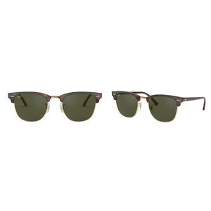 Ray-Ban clubmaster 51mm square sunglasses (dark tortoise)
